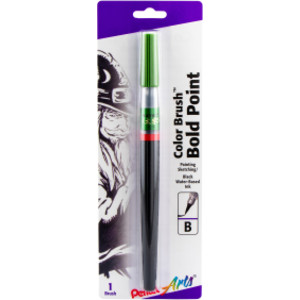 Color Brush, Bold Point, Black Ink, 1 Count