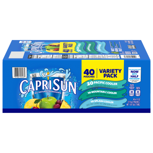 Capri Sun® Cooler Juice Drink Variety Pack, 40 ct Box, 6 fl oz Pouches Image