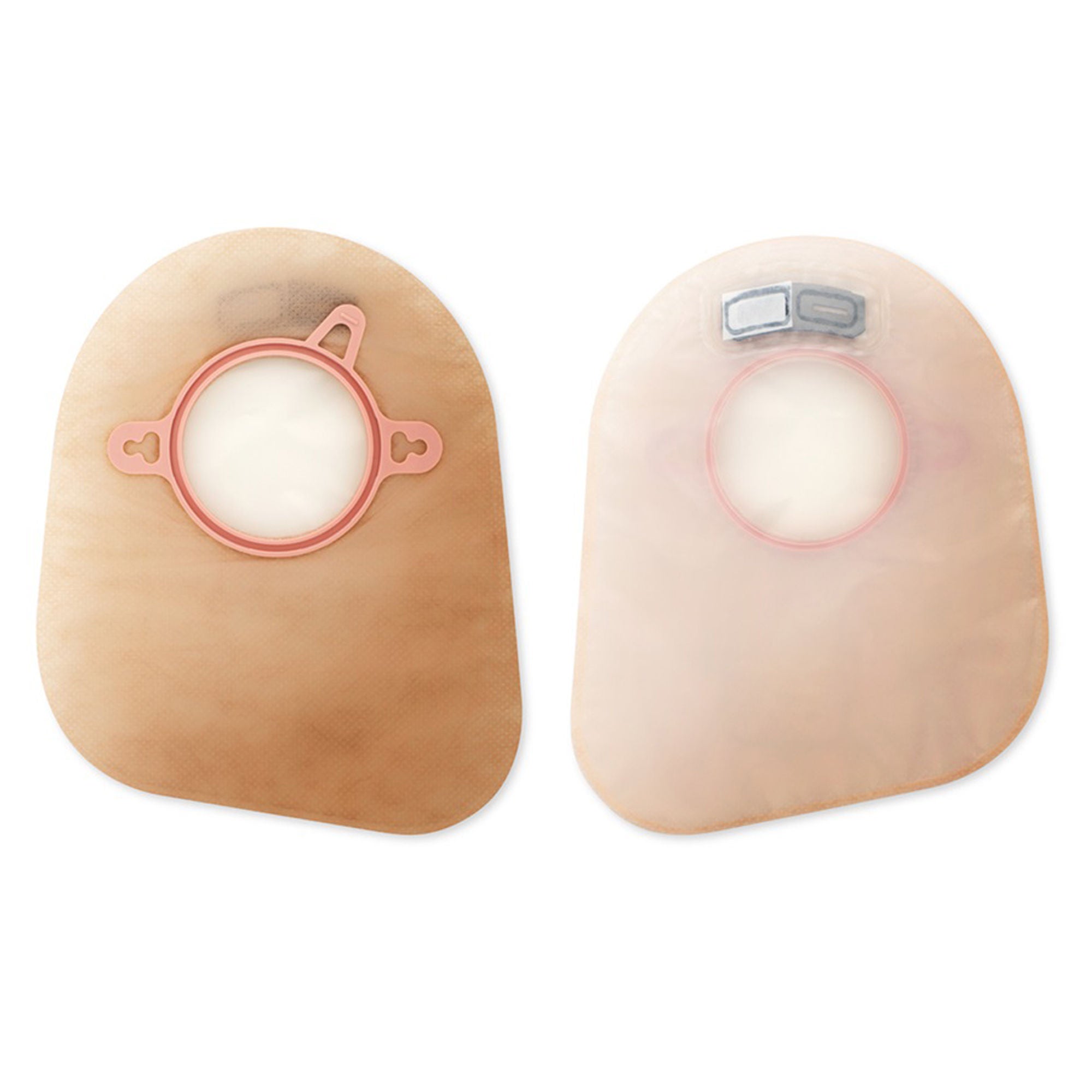 New Image™ 18392 Two-Piece Beige Ostomy Pouch, Pre-cut to Fit 44 mm Stoma, Green