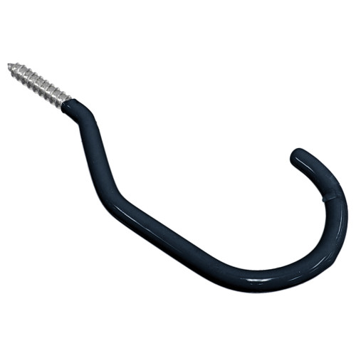 Hardware Essentials Bike Hook Black Vinyl