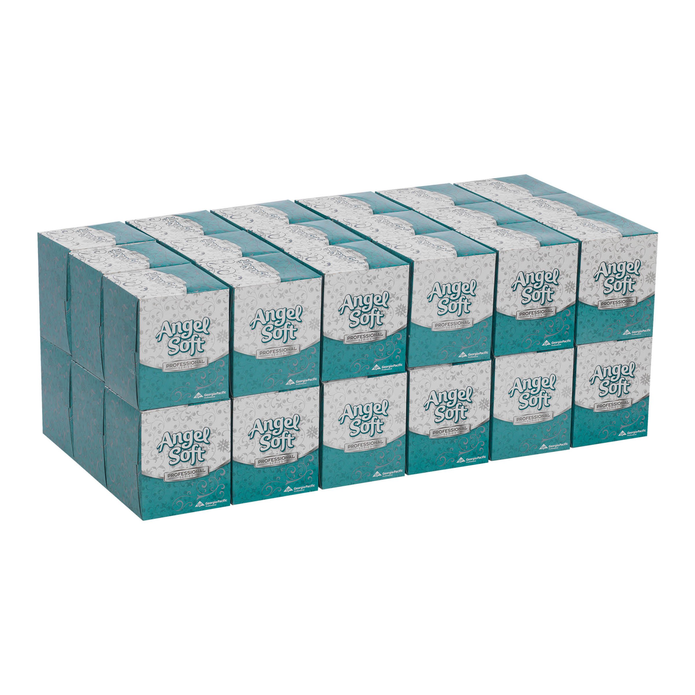 Facial Tissue Angel Soft Professional Series® White 7.65 X 8.85 Inch 96 Count