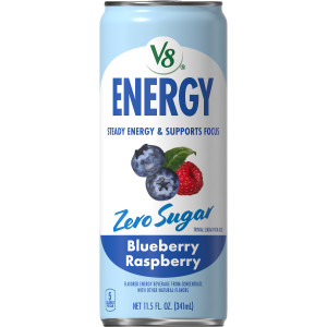 V8 Energy® Zero Sugar Blueberry Raspberry, 11.5 fl. oz. Can (12 Pack)