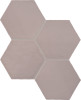 Gemstone Blush 6×7 Hexagon Field Tile Glossy