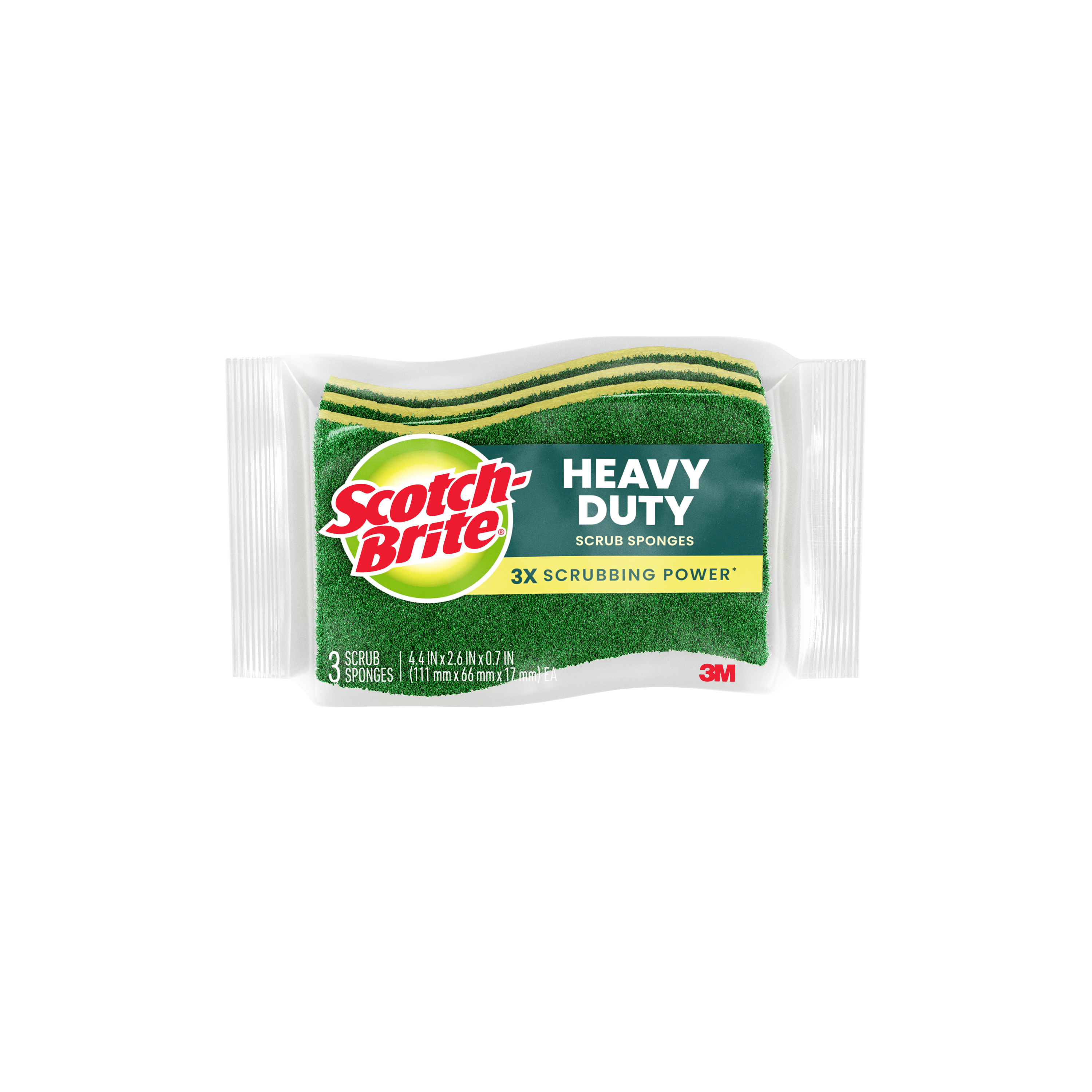 SKU 7100333743 | Scotch-Brite® Heavy Duty Scrub Sponge HD-3-M-8