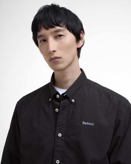 Camicia oversize in popeline tinto in capo
