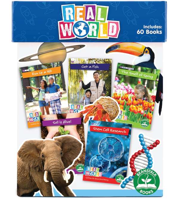 Beanstalk Books Decodable Readers, Real World Readers