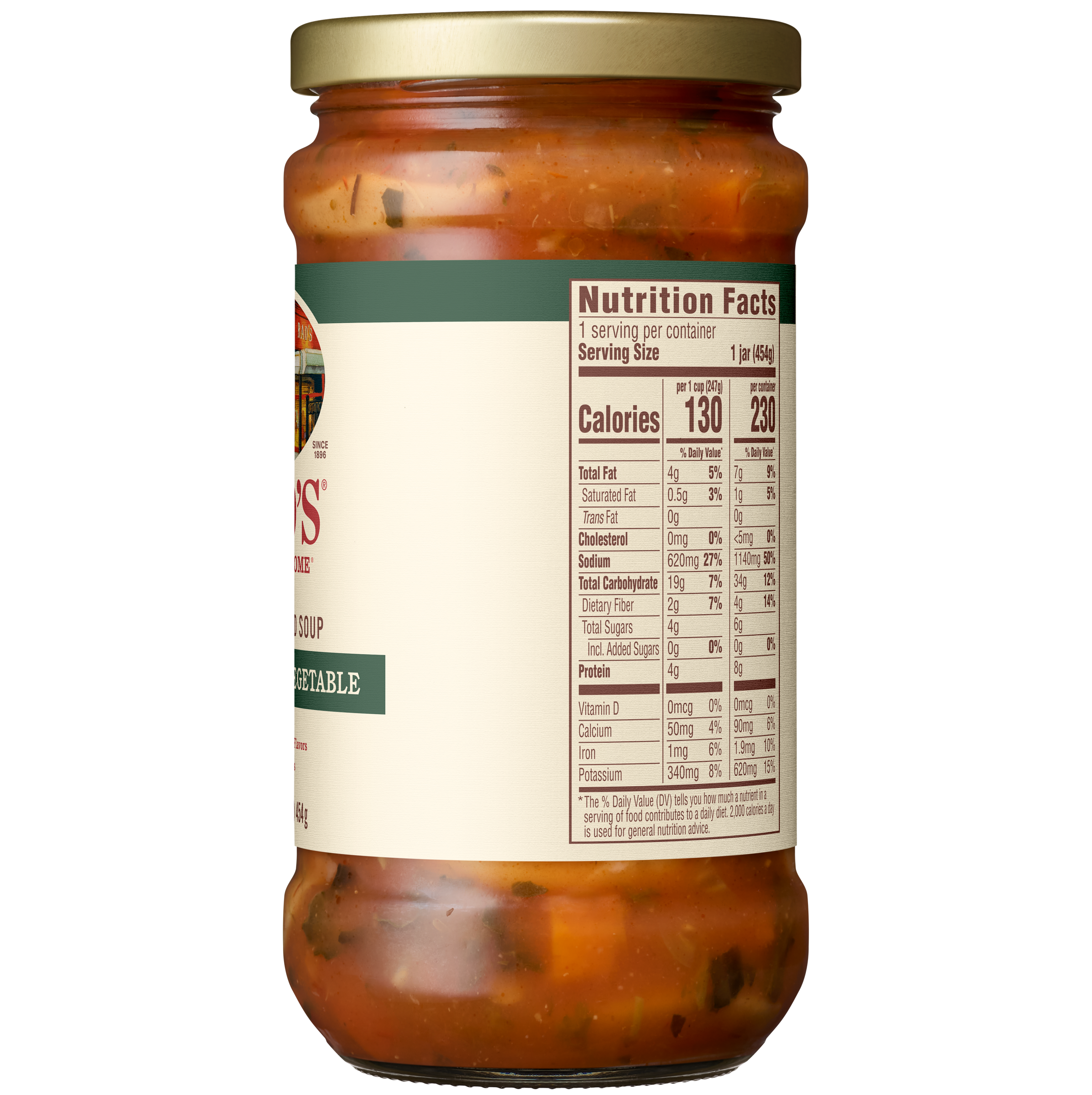 Tortellini & Vegetable Soup, 16 oz - Right Image