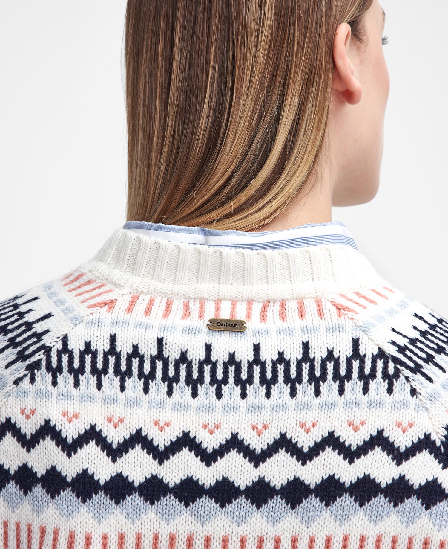 Marnie Fair Isle Crew Neck Jumper image number 4