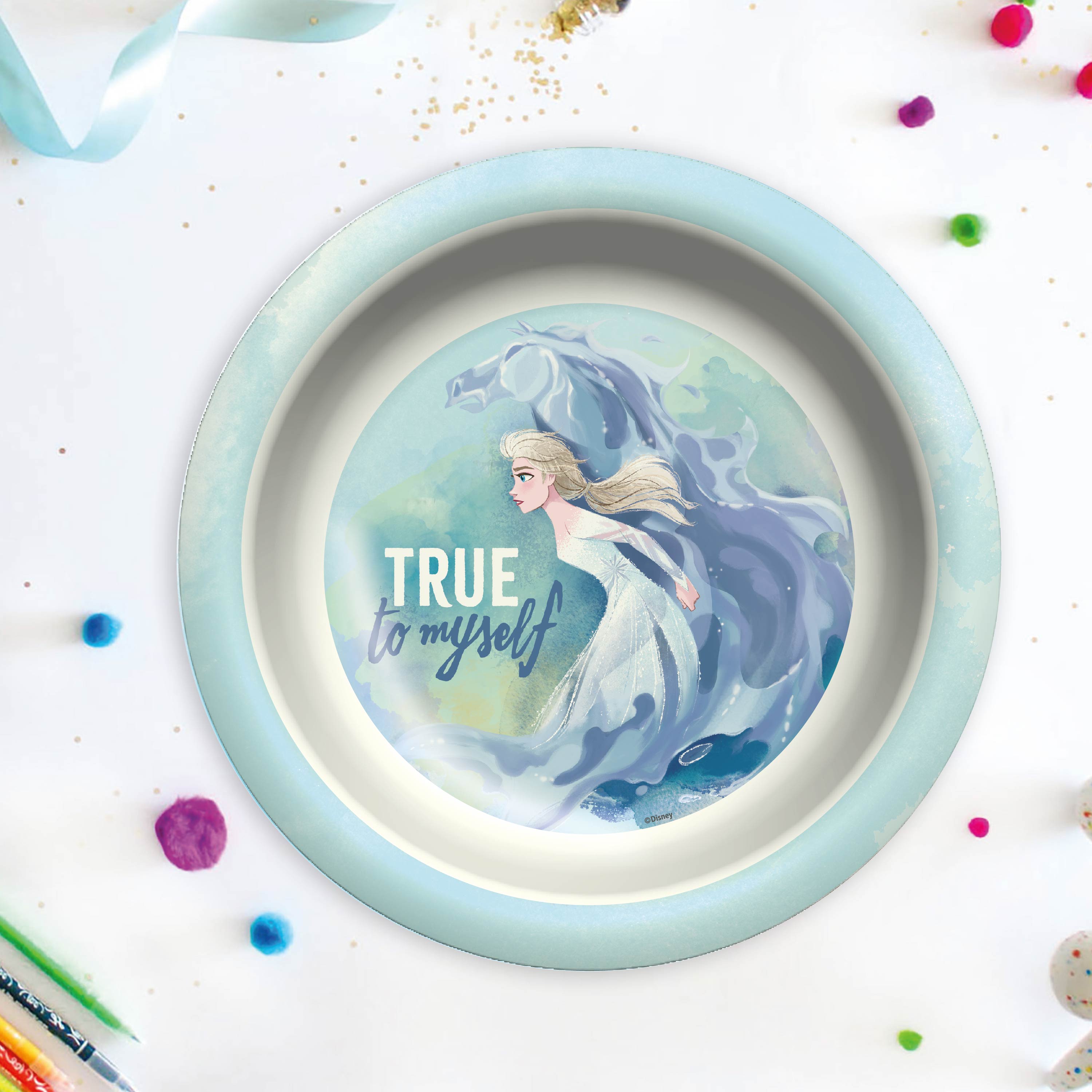 Disney Frozen 2 Movie Kids Plate and Bowl Set, Anna & Elsa, 2-piece set slideshow image 8 Disney Frozen 2 Movie Kids Plate and Bowl Set, Anna & Elsa, 2-piece set slideshow image 8