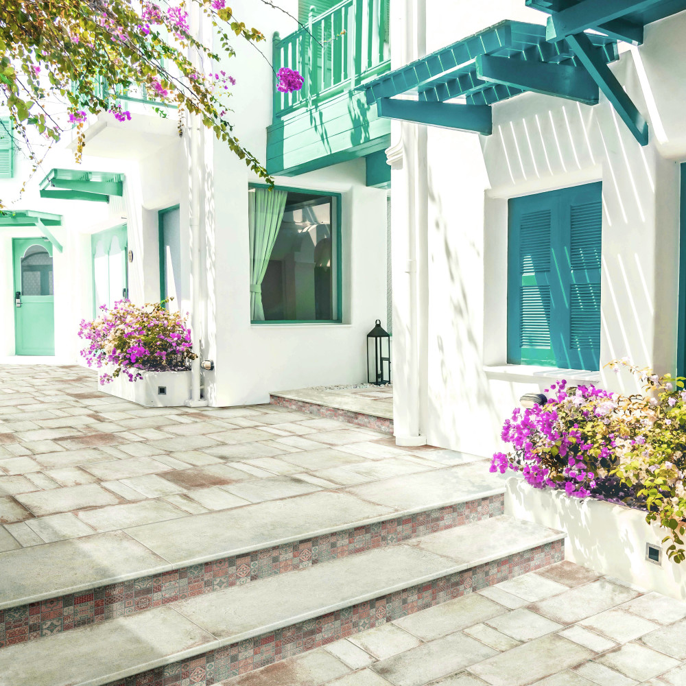 D’Anticatto Bianco 8-3/4 in. x 8-3/4 in. Porcelain Floor and Wall Tile