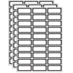 Ashley Productions&reg; Die-Cut Magnetic Foam Black & White Dots Labels/Nameplates, 30 Per Pack, 3 Packs ASH10080-3