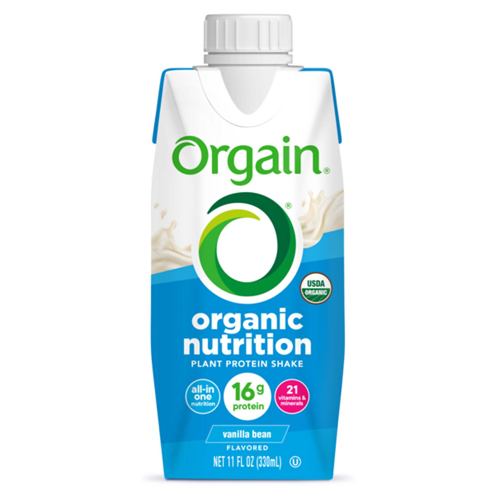 Nestle Healthcare Nutrition SHAKE, VEGAN ORGANIC ORGAIN NUTRTN VAN BEAN 330ML (12/CS)