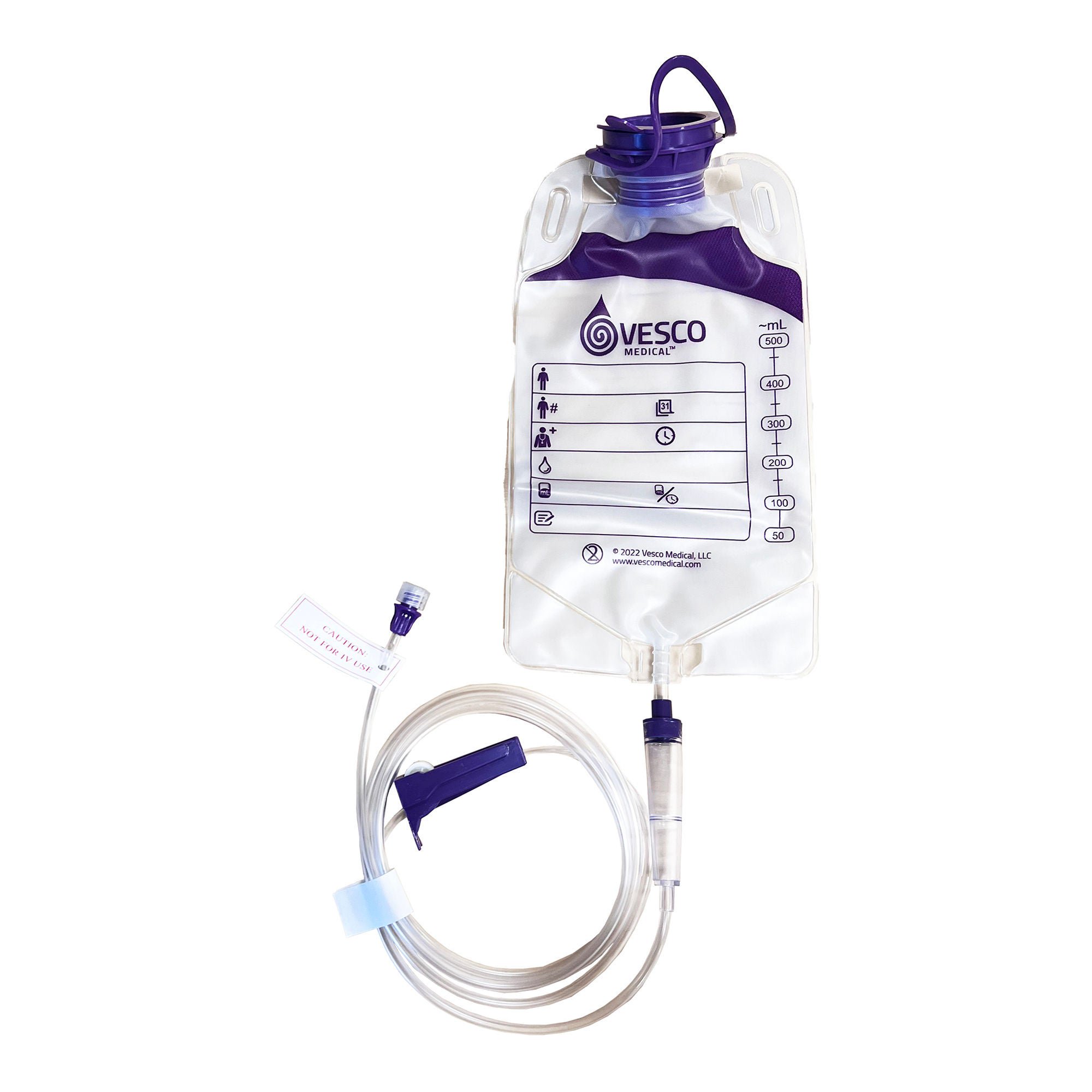 Vesco Medical FEEDING SET, GRAVITY SAFETY TOP FILL W/ENFIT (30/CS)