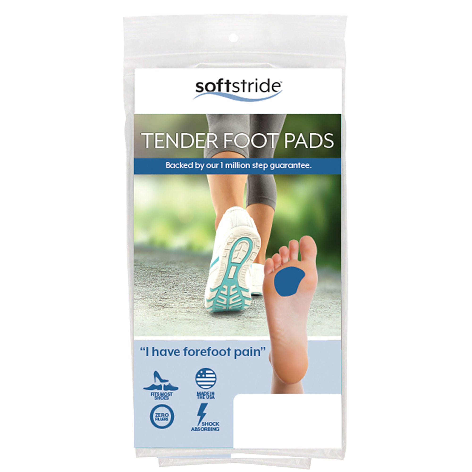 Soft Stride™ Tender Foot Visco-Elastic Polymer Shoe Insert, Medium