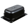 Fourth-size 4-inch-deep Super Pan® high-temperature plastic pan in black