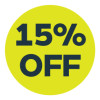 15% Off