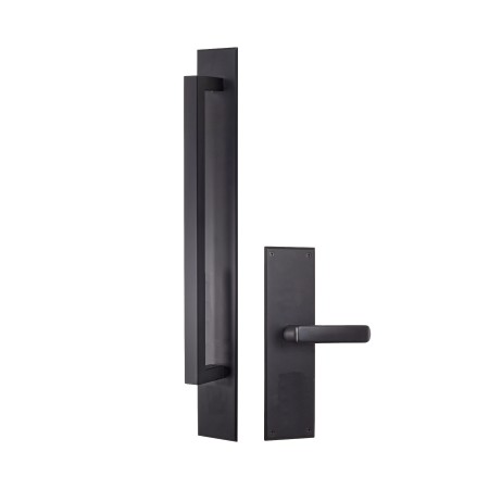 Trilock Omni Accent Allure Dummy Trim Pull Handle Entrance Set in Matte Black