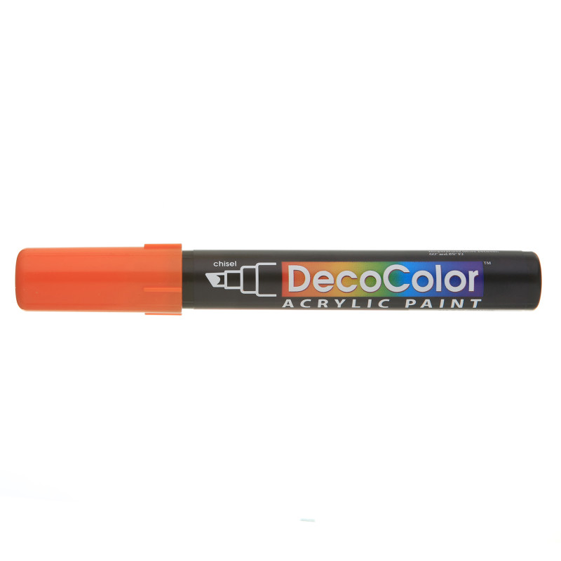 DecoColor® Acrylic Paint Marker, 315-S, Chisel Tip, Orange #7