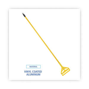 Boardwalk, Side-Gate Aluminum Mop Handle, 60", Yellow