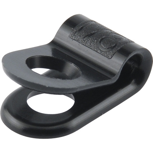 Black Nylon Cable Clamp (3/8" Wide for 1/8" Cable) Bungee Cords