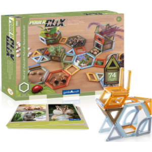 PowerClix&reg; Frames, Natural, Magnetic Building Set, 75 Pieces