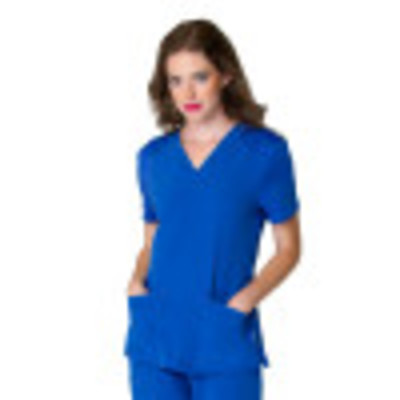 Smitten Miracle Scrub Top for Women: 2 Pocket, Contemporary Slim Fit, Super Stretch, V-Neck Medical Scrubs S101005-Smitten