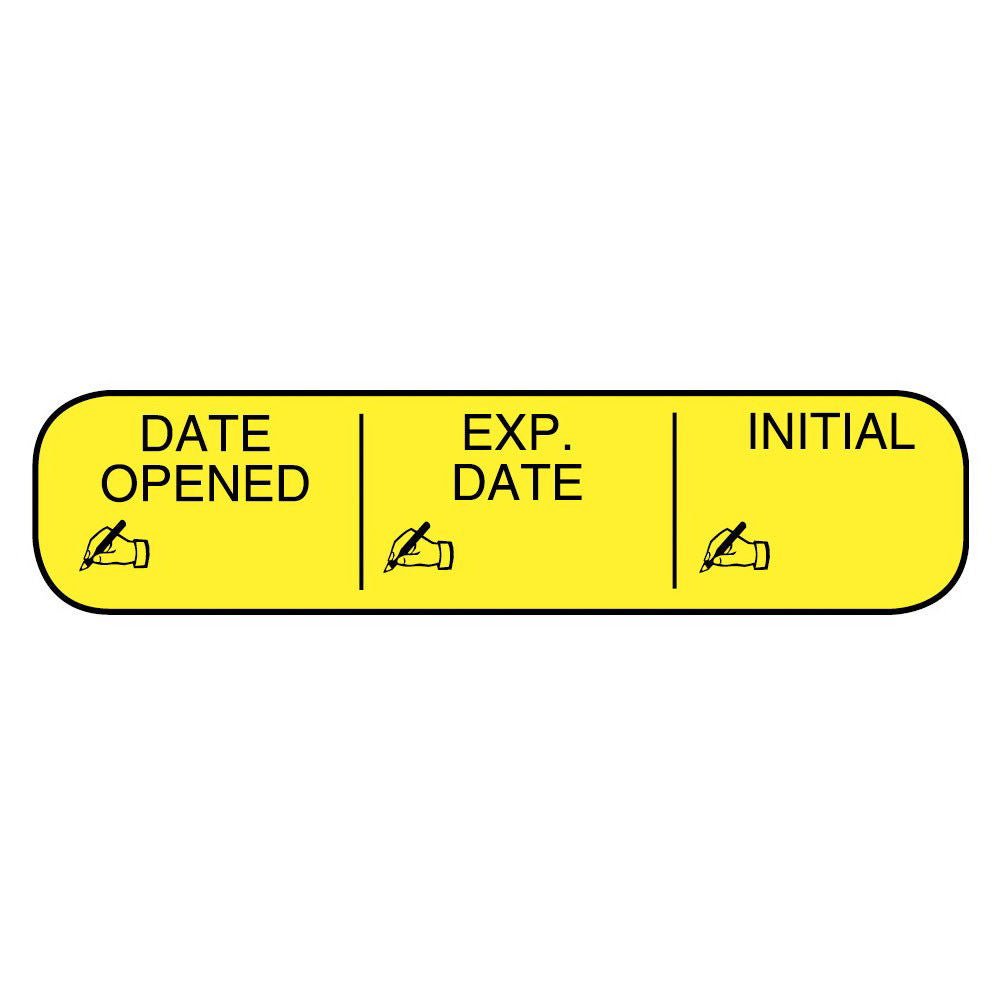 Apothecary Products LABEL, DATE OPENED-EXPIRATION-INITIAL (1000/PK)