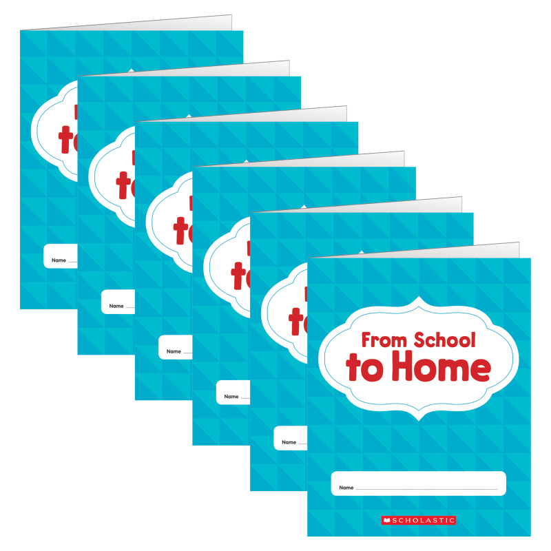 From School to Home Folder, Pack of 6