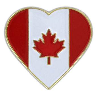Canada Heart Pin - 1