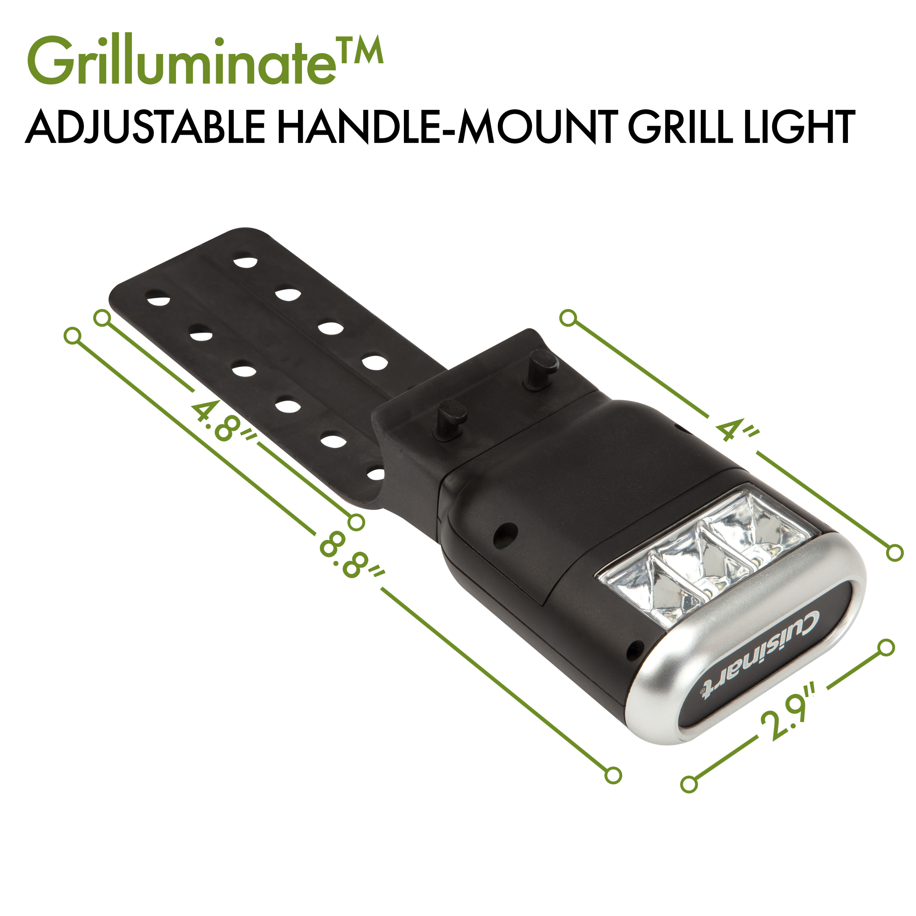 Cuisinart Outdoors® Grilluminate Adjustable Handle-Mount Grill Light-Cuisinart Outdoors