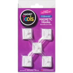 Ceramic Ceiling Hooks, Pack of 5
