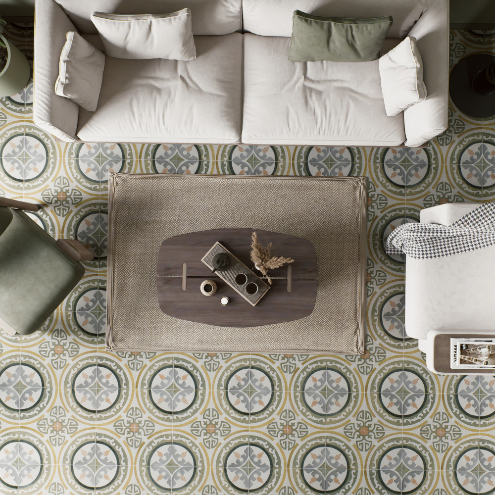 Kings Barna Gracia 17-5/8 in. x 17-5/8 in. Ceramic Floor and Wall Tile