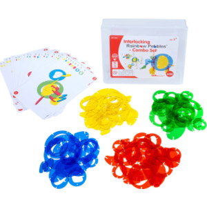 Interlocking Rainbow Pebbles Combo Set