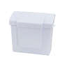 Hospeco, All in One Menstrual Care Waste Receptacle, with Removable Rigid Liner, White Plastic