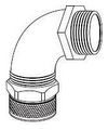 Cord Grip Component body only 90 deg alum RSR-9100 Series