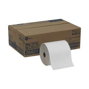 Georgia Pacific, Pacific Blue Basic™, 800ft Roll Towel, 1 ply, White