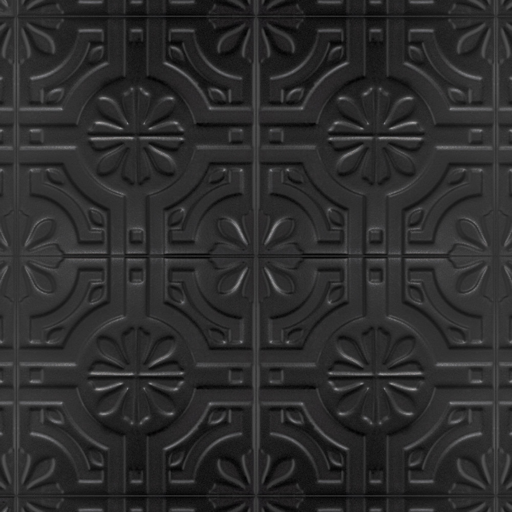 Sample – Triplex Real Black Ceramic Wall Tile