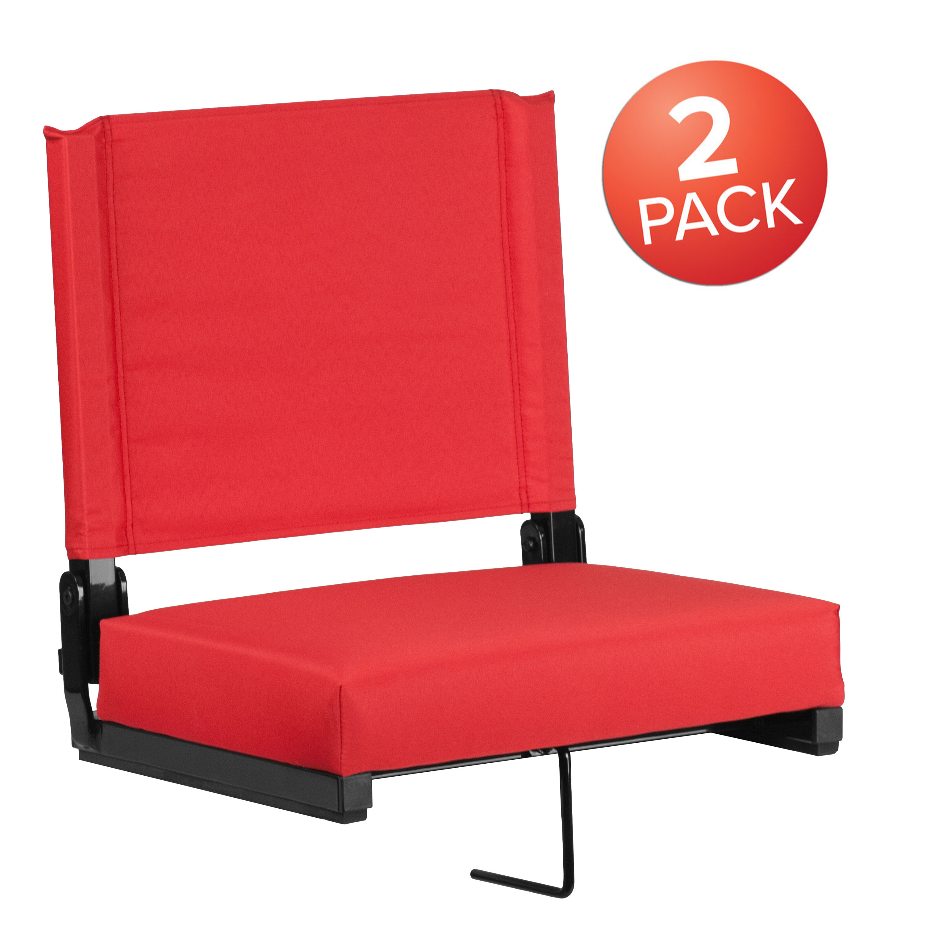 Juego de 2.500 lb. Silla de estadio ligera clasificada con asiento ultra acolchado, azul marino... - Imagen 160 de 175