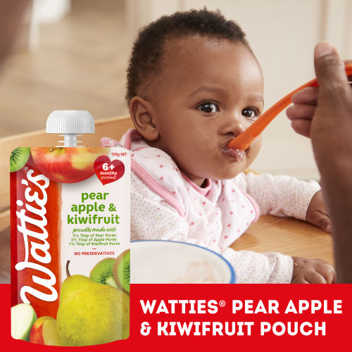  Wattie's® Pear Apple & Kiwifruit 120g 6+ months 
