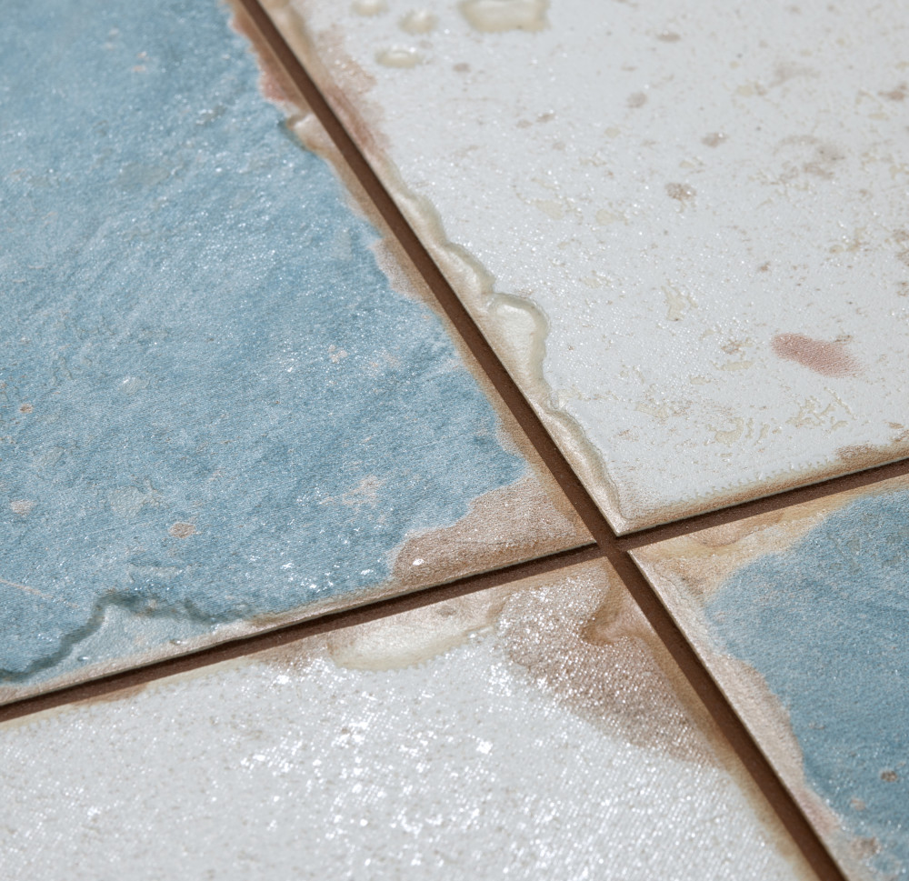 Artisan Damero Azul 13 in. x 13 in. Ceramic Floor and Wall Tile