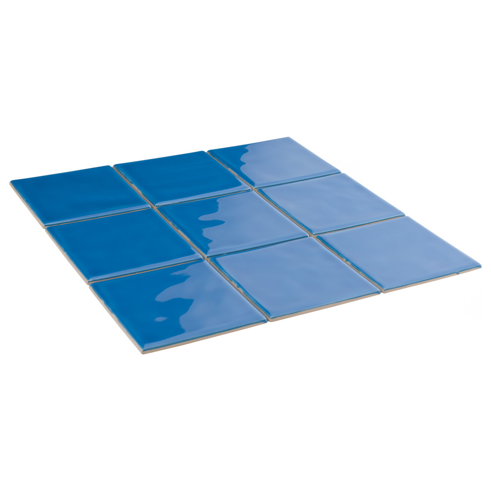 Twist Square Blue Sky 11-3/4 in. x 11-3/4 in. Ceramic Mosaic Tile