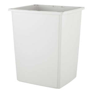 Rubbermaid Commercial, Glutton®, 56 gal, Resin, Cream, Square, Receptacle