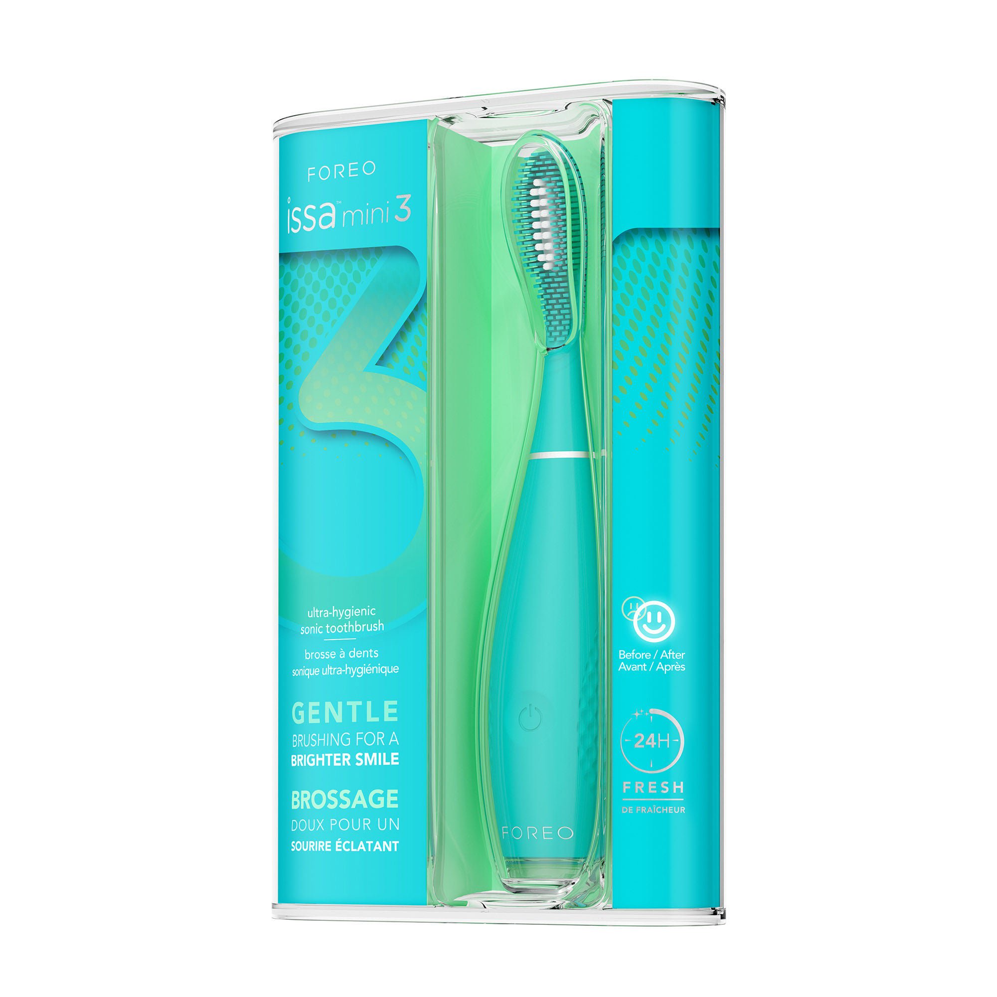 ISSA™ mini 3 Silicone Sonic Toothbrush, Summer Sky