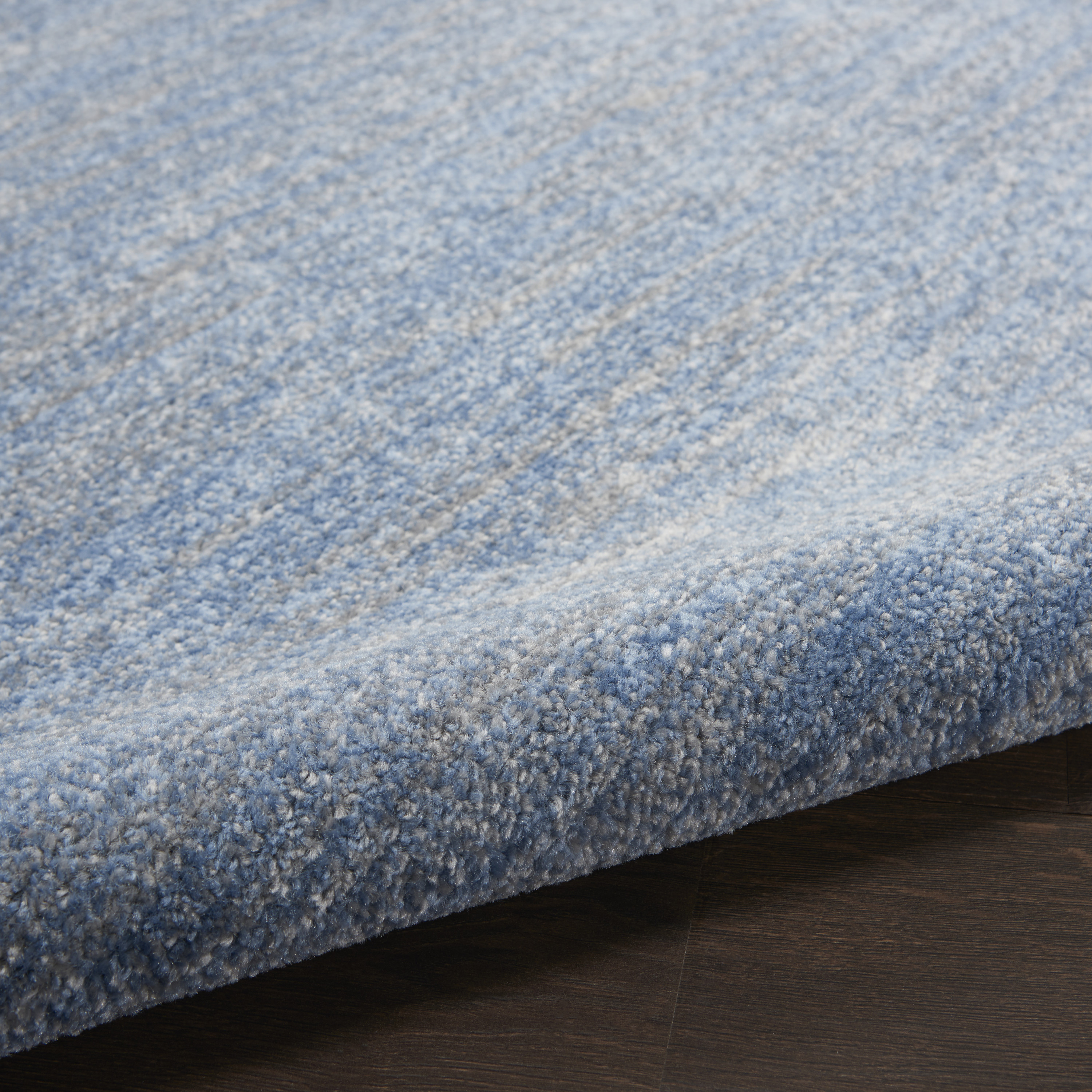 Nourison Nourison Essentials 6' x Round Blue Grey Outdoor Rug