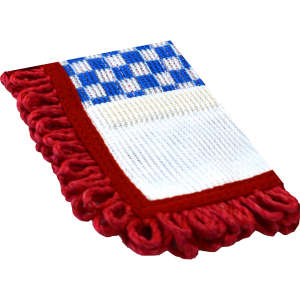 Hillyard, Trident, Premium Looped Microfiber Mesh Pocket Mop, 18"W, Red