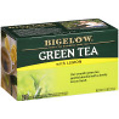 Green Tea with Lemon - Case of 6 boxes- total of 120 teabags
