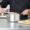 4 ¼-quart Intrigue® stainless steel saucepan with helper handle