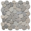 Pebble Malu Grey 12×12 Level Pebble Mosaic Honed