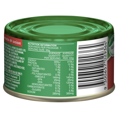  Greenseas® Tuna Sun-Dried Tomato & Onion 95g 