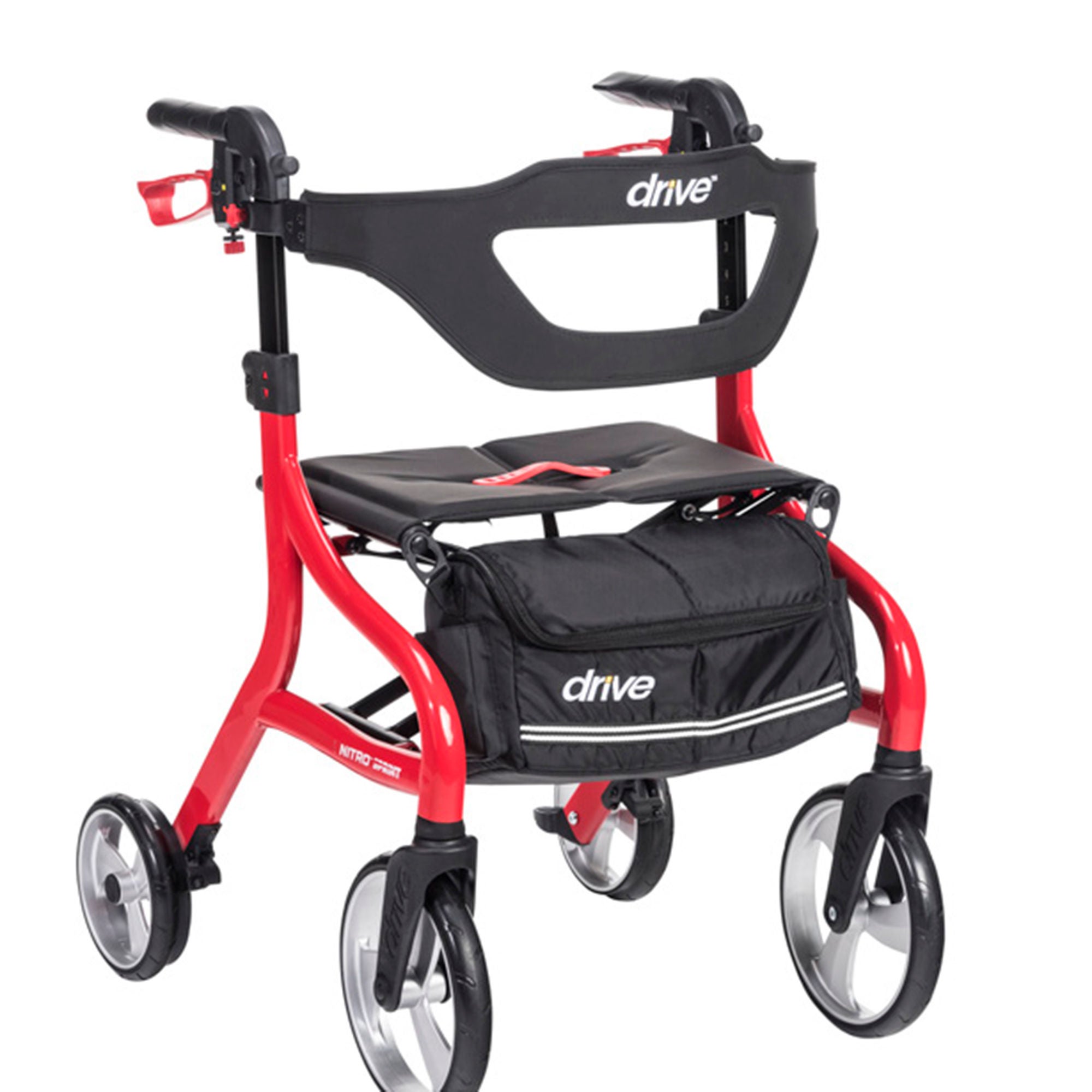Drive DeVilbiss Healthcare ROLLATOR, NITRO SPRINT RED